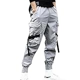 Herren Casual Jogginghose Sweatpants Multi-Pockets Sport Athletic...