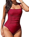AI'MAGE Badeanzug Bauchweg Abnehmen Bademode Sexy Push Up One Piece...
