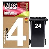 Prime Design 15cm Zahlen Aufkleber | Selbstklebende hausnummern zum...