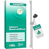 hansgrohe Activera S - Duschset mit Duschkopf wassersparend (EcoSmart, 1...