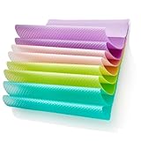 com-four® 8x Kühlschrankmatte - antibakterielle Rutschmatten - entziehen...