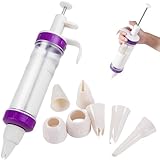 Garnierspritze, Tortenspritze Garnierspritze, Gebäckspritze, 8-teiliges...