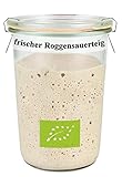 Bäckerei Spiegelhauer frischer Bio Roggensauerteig 300g I Brot backen ohne...
