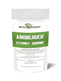 Native Supplements original Knoblauch Extrakt - Garlic 1000 mg Komplex -...