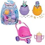 Hatchimals Alive Zwillingswagen Spielset - mit 2 Mini-Figuren in...