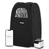 WillowyBe Tragbare Dampfsauna, Persönlicher Heim-Spa-Raum mit Bluetooth,...