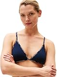 Tommy Hilfiger Damen BH Bralette Triangle mit Logo, Blau (Dark Night Navy),...