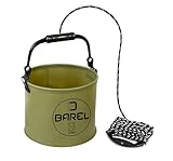 Faltbare EVA Eimer 5 Liter + Griff + 5 m Seil Campingeimer Staueimer...