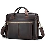 BAGZY Laptoptasche 15.6 Zoll Aktentasche Herren Umhängetasche Geschenk...
