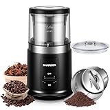 SHARDOR Kaffeemühle Elektrisch, 75g Füllmenge Gewürzmühle mit...