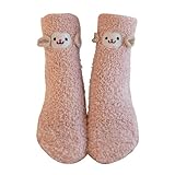Generisch Kuschelsocken Damen, 6 Paar Winter Warme Flauschige Socken Dicke...