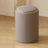 Runder Ottomane mit Stauraum, Ottomane, Fußstütze für Couch, kleiner...