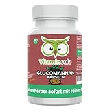 Glucomannan Kapseln - hochdosiert - 500 mg - effektive Sättigungskapseln -...