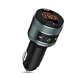 Bluetooth FM Transmitter, ZeaLife Auto Radio Transmitter QC 3.0 KFZ...