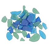 PandaHall 3 Colors Glass Cobalt Blue Aqua Und Frosted Green Sea Glass Für...