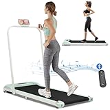 2 in 1 Klappbares Laufband für Zuhause & Büro | Leises Walking Pad mit...