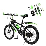 ROGONPDK 20 Zoll Kinderfahrrad Mountainbike, 7 Gang Kinderfahrrad für...