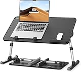 Tisch, SAIJI Betttisch, 5 höhenverstellbar Laptop ständer, Klappbarer...