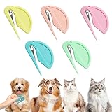 5 Stück Entfilzungsmesser Katze, Multifunktions Haarentfernungskamm,...