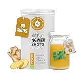 Hansegrün - Bio Ingwer Kurkuma Shots (60 Stk.) - Veganes Superfood-Pulver...