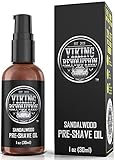 Viking Revolution - Pre Shave Öl für Männer - Bestes Rasieröl mit...