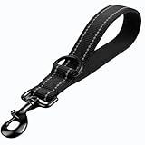 Kurzführer Hund 30cm, Hundeleine kurz mit Metallclip und Weiche...