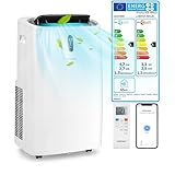 COSTWAY 16000BTU mobile Klimaanlage mit Abluftschlauch, 5 in 1 Klimagerät...