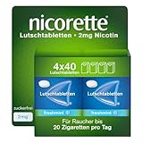 NICORETTE Lutschtabletten mit 2 mg Nikotin – freshmint Geschmack –...