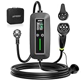 AFYEEV Typ 2 Ladekabel Schuko 6M 3,68kW 6-16A, Elektroauto Typ 2 Schuko, EV...