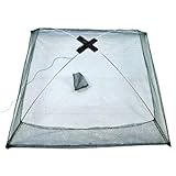 Mwqpgyh 60x60cm Köderfischsenke Mit Rand, Fischsenke Mit AntiFlucht Rand,...