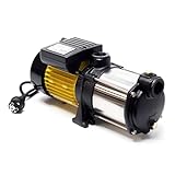 Wiltec Mehrstufige Kreiselpumpe 6000l/h 550W Förderhöhe 35m, Ansaughöhe...