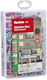 fischer Meister-Box Wohnraum, 132-teiliges Dübelset, 6-10 mm Durchmesser,...