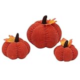 Fyearfly 3 Stück Thanksgiving Kürbisse Ernte Festival Dekorationen Herbst...