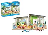 PLAYMOBIL MyLife 71601 Kita 'Regenbogen', großes Kindergarten-Set mit...