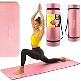 4FIZJO Fitnessmatte mit Tragegurt, Abm. 180x60 cm, Dicke 1,5 cm,...