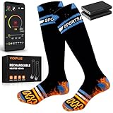 Beheizbare Socken Beheizte Socken,Heizsocken Skisocken 5v 6000 mAh...