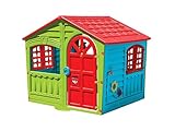 Palplay 0716051, Multicolor Indoor & Outdoor Plastik Spielhaus, 130 x 109 x...