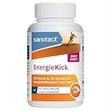 sanotact EnergieKick Dose (40 Kapseln) • Energie Kapseln als Energie...