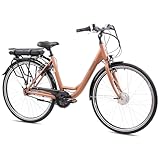 TRETWERK 28 Zoll E-Bike Cloud Mars Metal - E-Citybike Damen Fahrrad mit 7...