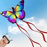 JJJZAMZ Drachen Schmetterling Kinder Bunte, Lenkdrachen Kinder Erwachsene...