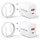 RAVIAD iPhone Ladekabel und Schnellladegerät [MFi-Zertifiziert] 20W iPhone...