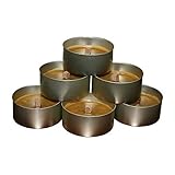 15 Stück Gartenkerzen, Flammschalen, mit ca. 4 Stunden Brennzeit von...