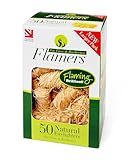 Flamers Grill- und Kaminanzünder 50 Stk. I Anzündwolle zum schnellen...