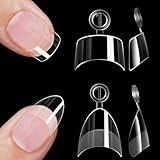 GlamRays 240Pcs Kurze halbe Abdeckung Mandel Nägel & 240Pcs Kleine...
