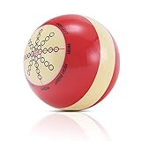 POFET Schlag markiert 57mm rot-weißen Poolball Billard-Trainingsball für...
