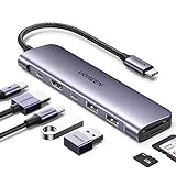 UGREEN Revodok USB C Hub mit 4K HDMI, PD100W, USB-C/2*USB-A 5Gbps Ports,...