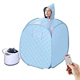 Tragbare Dampfsauna, Dampfsauna für Zuhause 1 Person- Mobile Saunabox,...