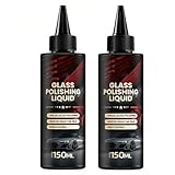 D1 Glass Polishing Liquid,2pcs 150ml Glas Kratzer Entferner Auto Glass Oil...