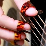 Celluloid-Daumenplektren für Gitarre und Bass, Standardgröße, kompatibel...