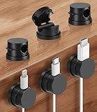 6 stückKabelhalter Kabelclips, Kabel Organizer,Feder Kabelklemmen...
